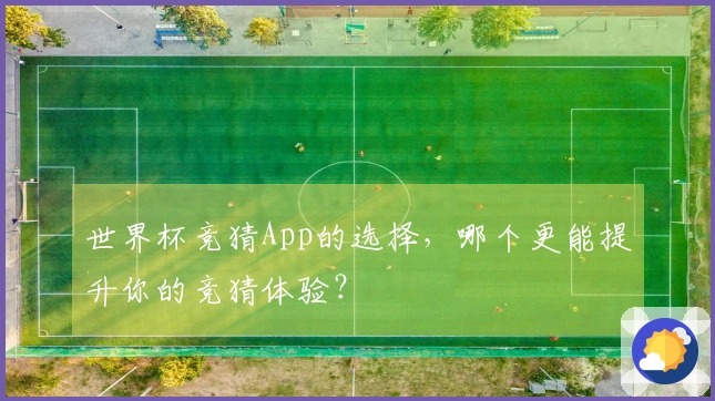 世界杯竞猜App的选择，哪个更能提升你的竞猜体验？