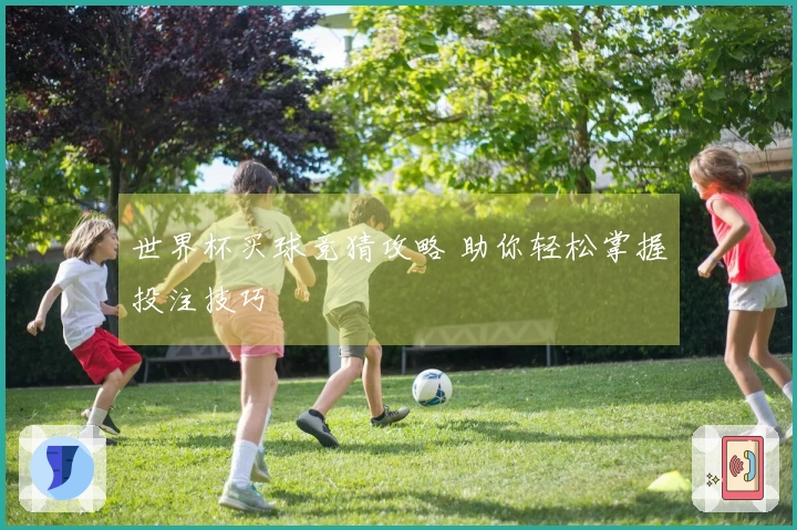 世界杯买球竞猜攻略 助你轻松掌握投注技巧